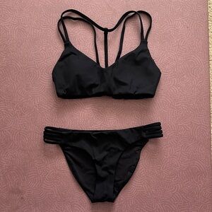 Hurley Women’s Max Bikini Set, Black, Small, Never Worn